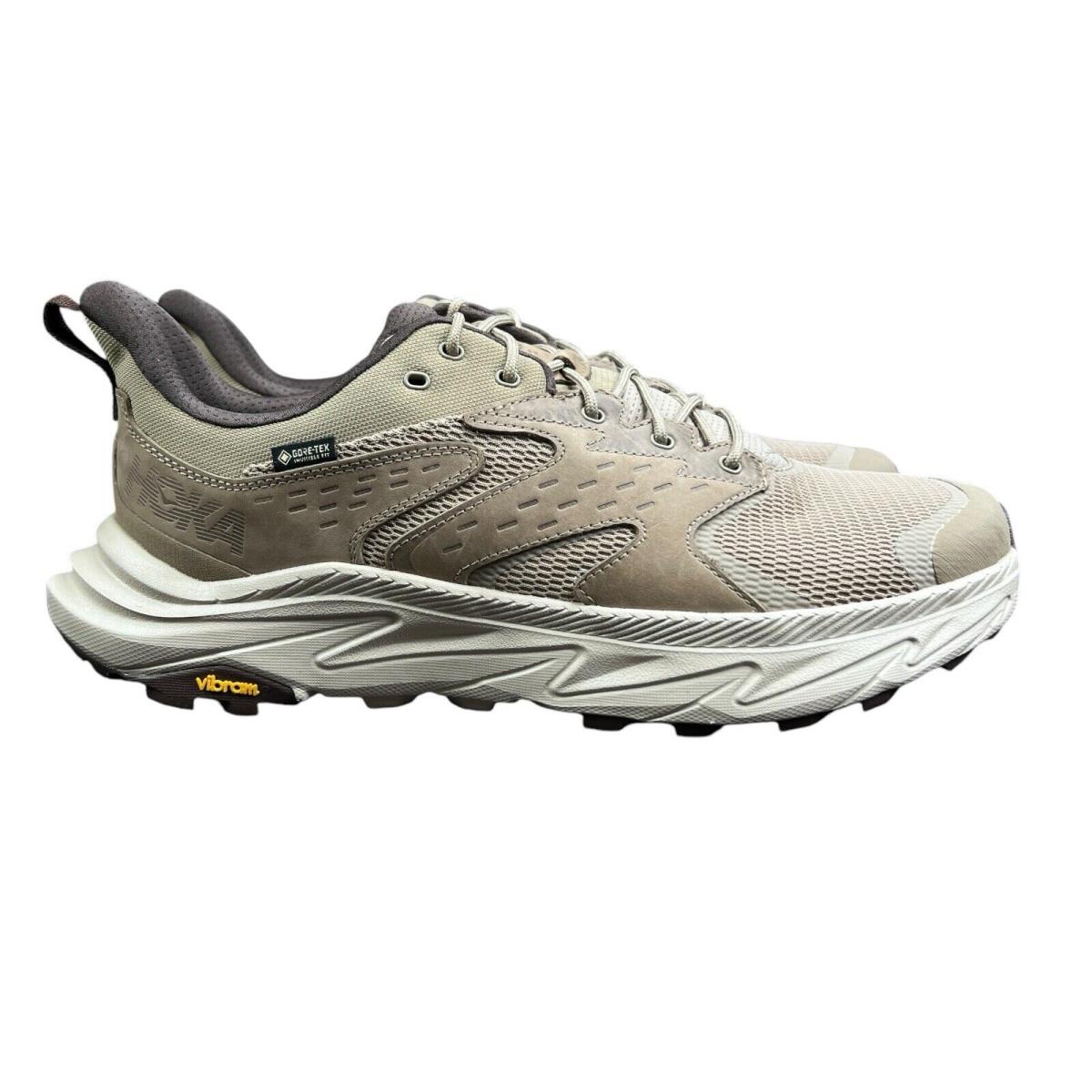 Hoka One One Anacapa 2 Low Gtx Olive Haze Mercury Shoes Men`s Sizes 12 - 14 D - Brown