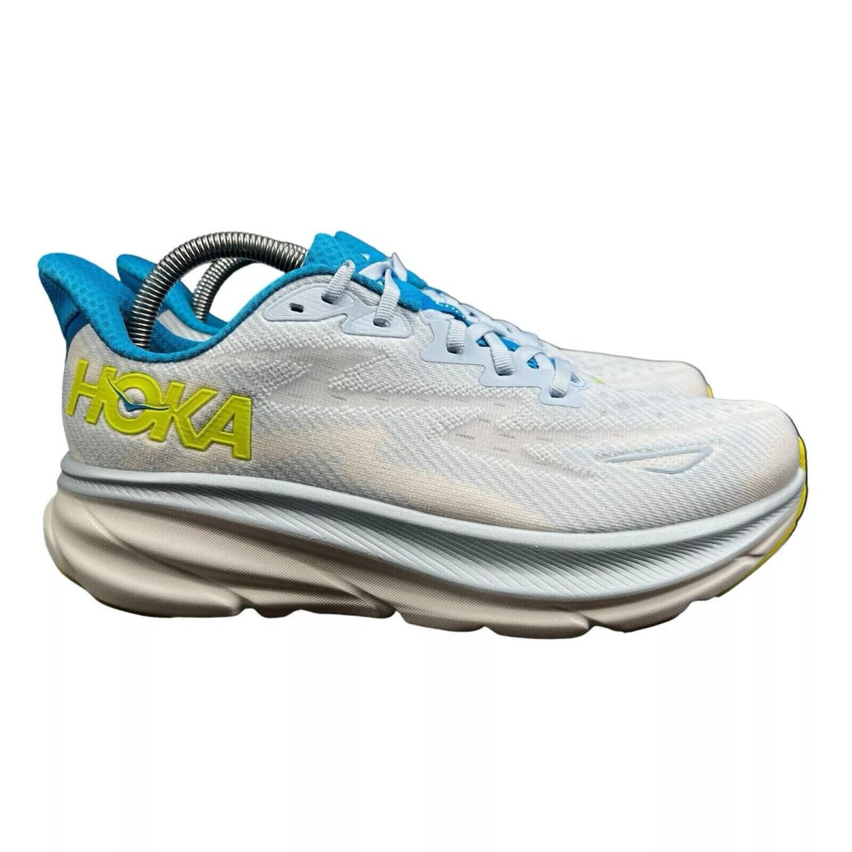 Hoka One One Clifton 9 Ice Water Evening Primerose Running Shoes Mens Sz 8-11 2E - White