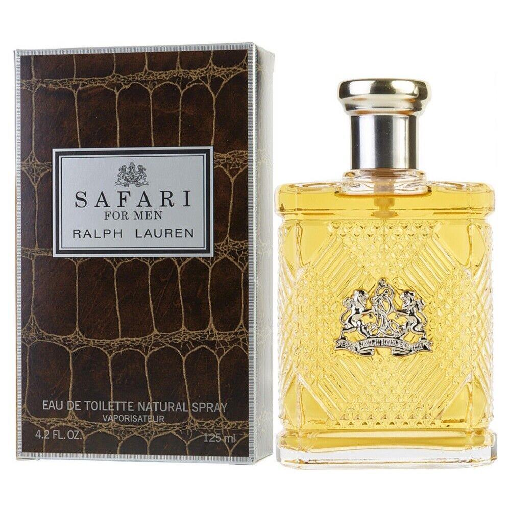 Safari Ralph Lauren 4.2 oz / 125 ml Eau de Toilette Edt Men Cologne Spray