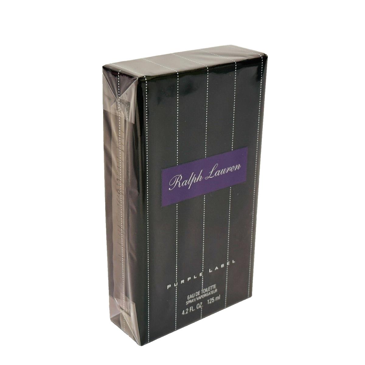 Purple Label Ralph Lauren For Men 4.2 oz / 125 ml Eau De Toilette Spray