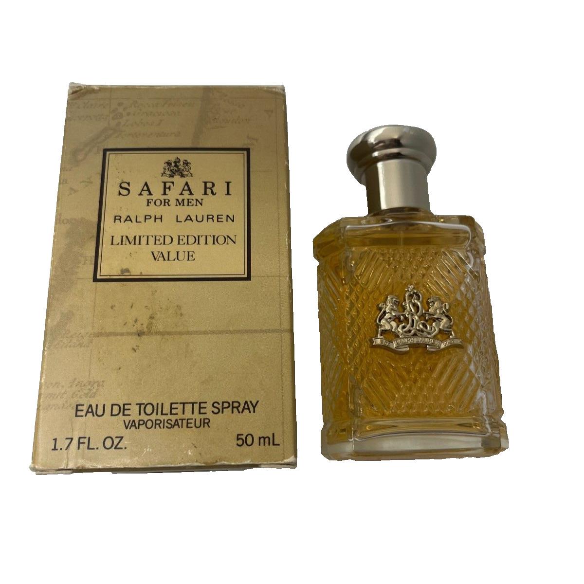 Safari For Men by Ralph Lauren Limited Edition Edt Spray 1.7 oz Box Imperfect