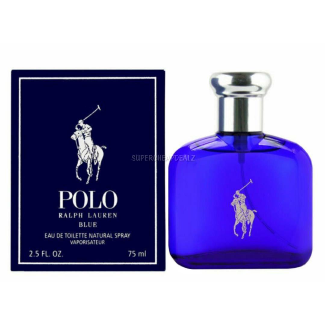 Polo Blue by Ralph Lauren For Men 2.5 oz Edt Spray