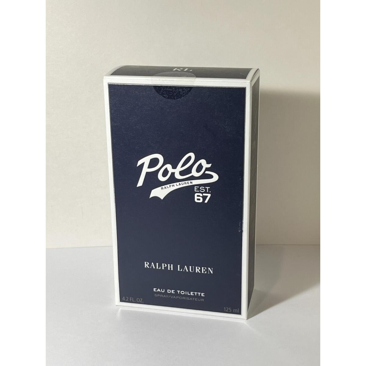 Polo Est. 67 Ralph Lauren Eau De Toilette 4.2 Fl. Oz. 125 Ml. Box