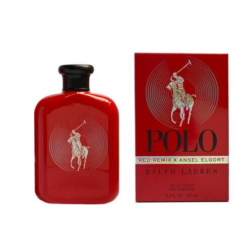 Ralph Lauren Polo Red Remix Eau de Toilette Spray 4.2 oz Men`s