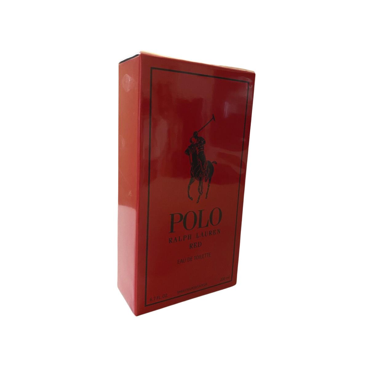 Polo Red by Ralph Lauren Eau De Toilette Spray 6.7 oz For Men 200ml