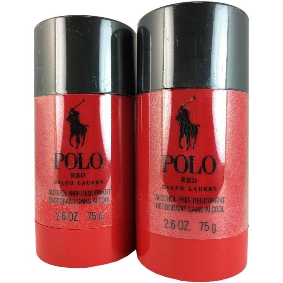 Ralph Lauren Polo Red Deodorant Stick For Men 2 Count