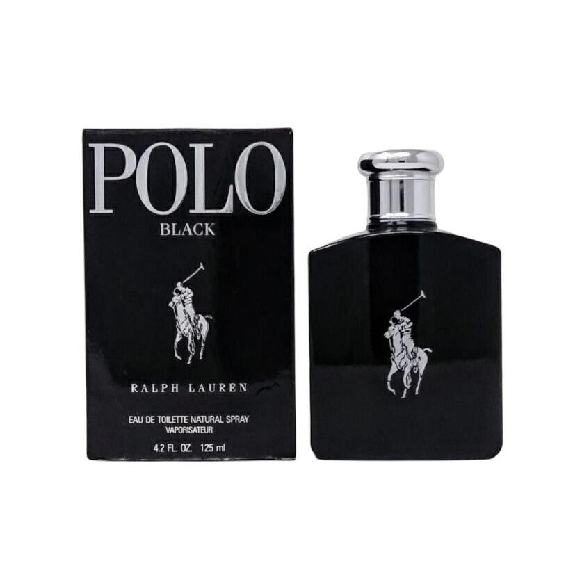 Ralph Lauren Polo Black 4.2 oz Edt Men - Bold Mango Silver Armoise Fusion