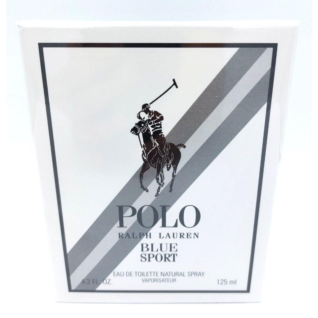 Polo Blue Sport by Ralph Lauren Eau De Toilette Spray 4.2 oz For Men Full