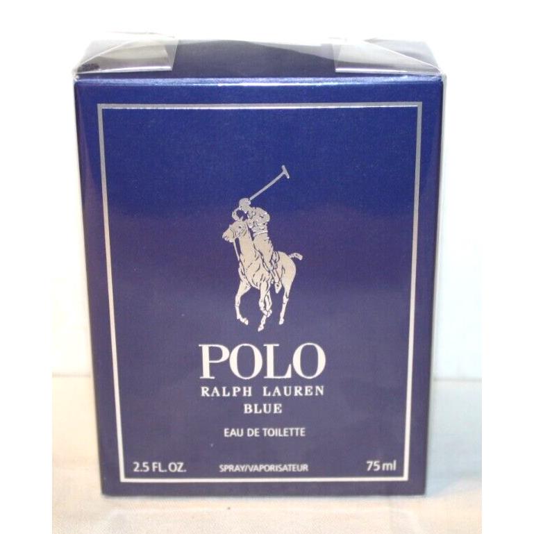 Ralph Lauren Polo Blue 2.5 FL OZ 75 ml Box Eau DE Toilette Mens Cologne