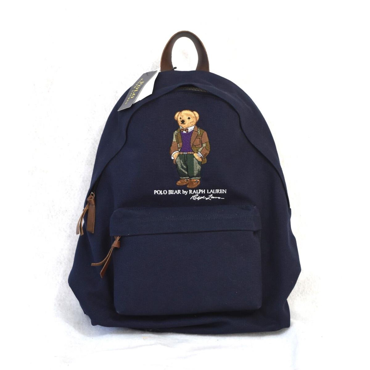 Polo Ralph Lauren Backpack Polo Bear Leather Trim