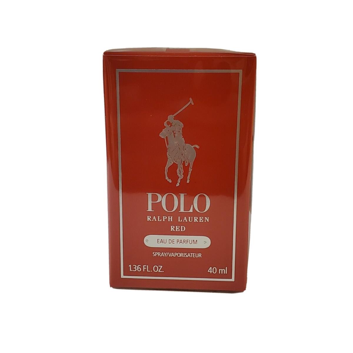 Ralph Lauren Polo Red 1.36OZ / 40ML Eau DE Parfum Spray For Men New