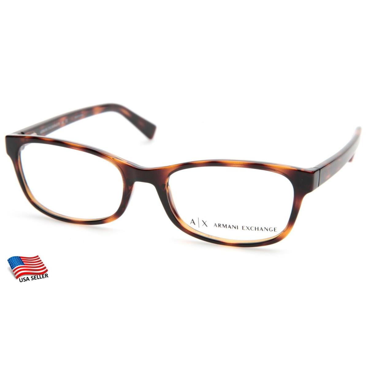 Armani Exchange AX 3043 8224 Havana Eyeglasses Glasses Frame 53-17-140 B34mm