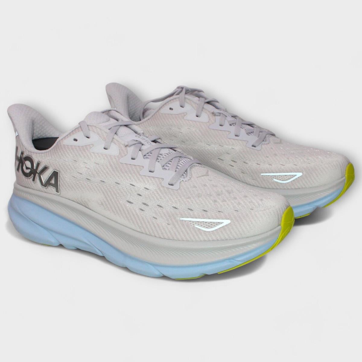 Women`s Hoka One One Clifton 9 Nimbus Cloud Ice Water Size 12B 1127896/NCIW - Nimbus cloud/ice water