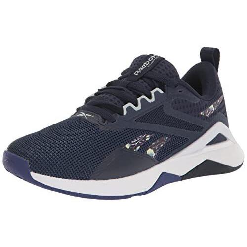 Reebok Women`s Nanoflex TR 2.0 Vector Navy/bold Purple/seaside Grey 6