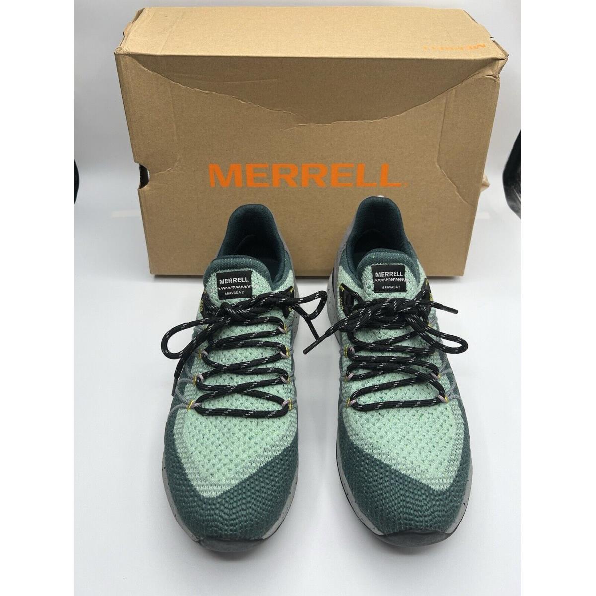 Merrell Women`s Bravada 2 Hiking Shoe Sneaker Jade Green Size 8 US J036916