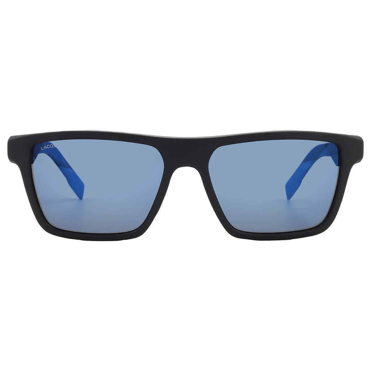 Lacoste Blue Square Men`s Sunglasses L998S 003 55 L998S 003 55