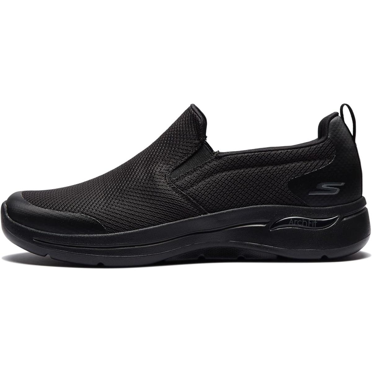 Skechers Men`s Gowalk Arch Fit-athletic Slip-on Casual Loafer Walking Shoe Sneak - Black