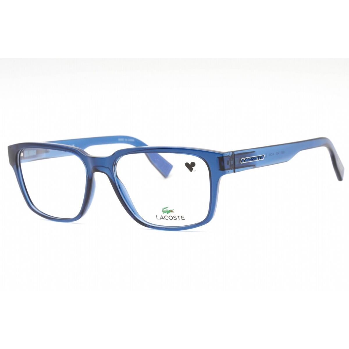 Lacoste L2927-400-56 Eyeglasses Size 56mm 17mm 145mm Blue Men