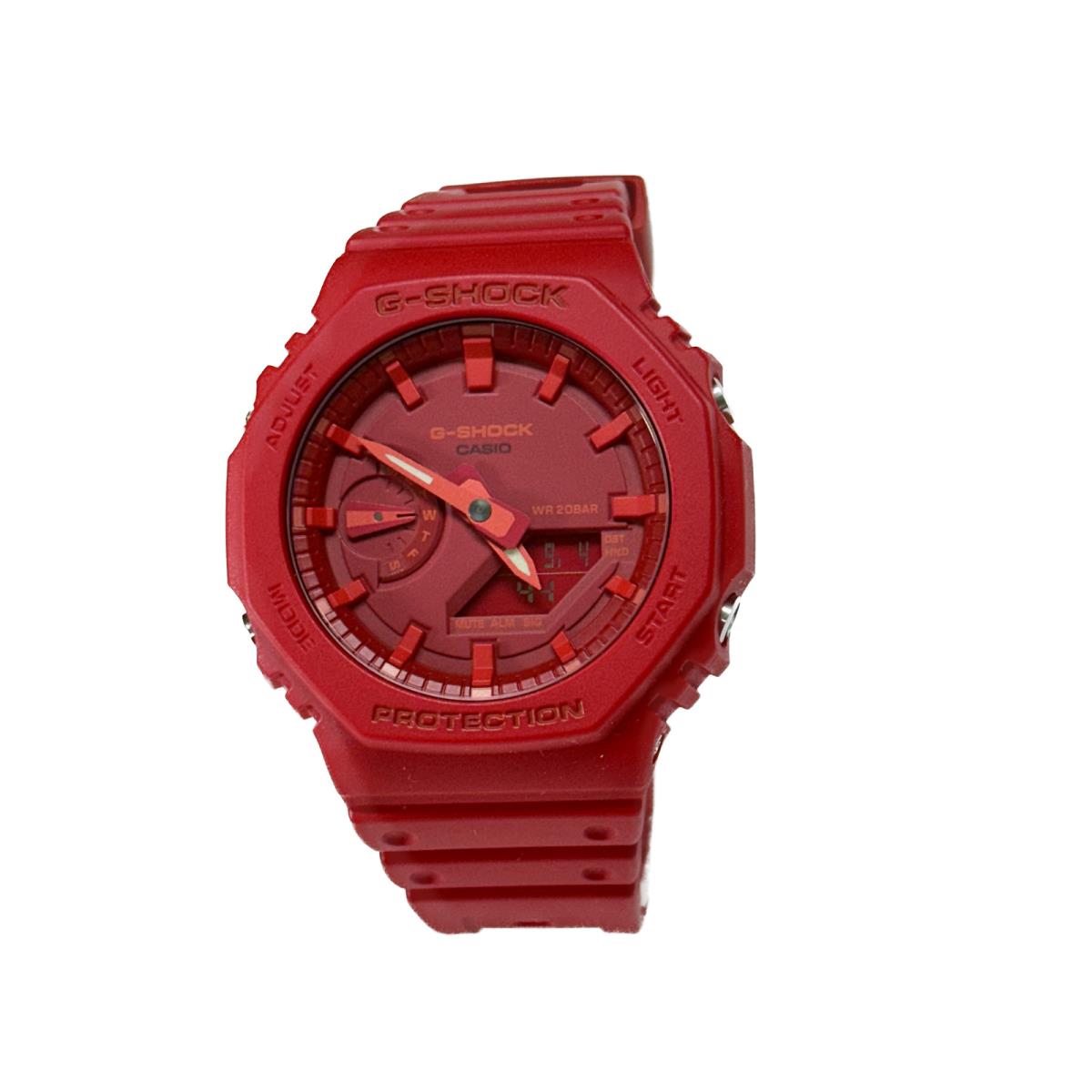 Casio GA2100-1ADR Red Analog Digital G Shock Watch Hot Seller