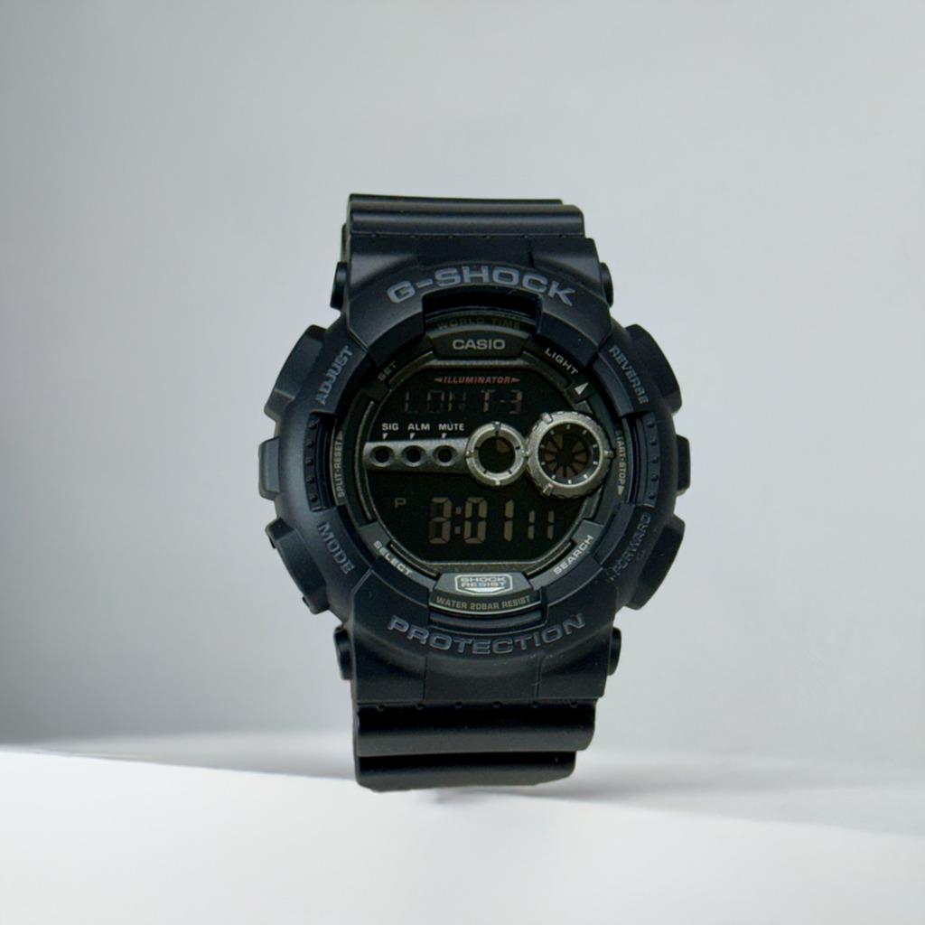 Casio G-shock GD100-1B Men`s Digital Outdoor Watch Black