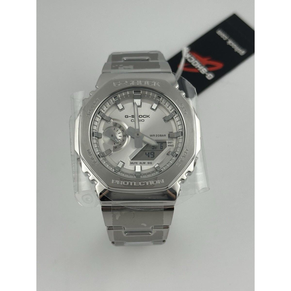 Casio G-shock GM2110D-7A Stainless Steel Silver Watch