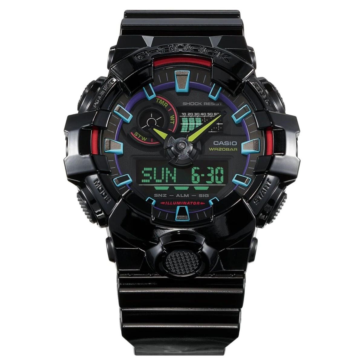 Casio G-shock Gamer S Rainbow Black GA700RGB-1A