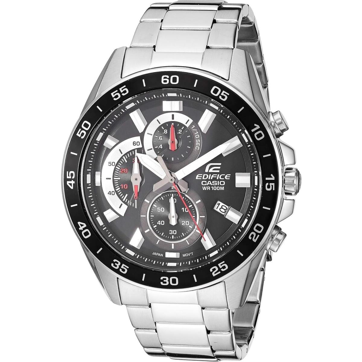 Casio Edifice EFV-550D-1AVUDF Men`s Quartz Watch Stainless Steel Band