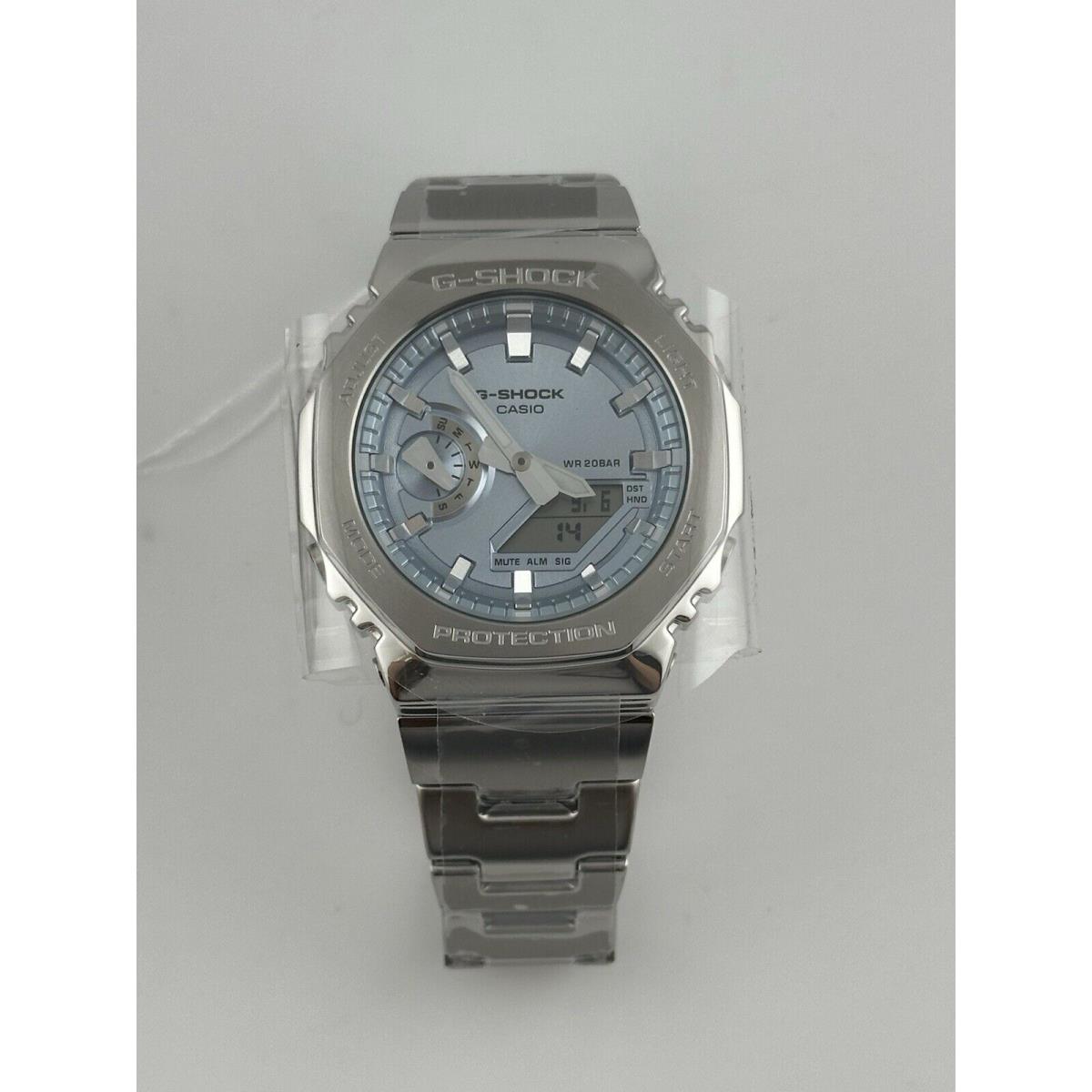 Casio G-shock GM2110D-2A Quartz Stainless Steel Blue Dial Watch