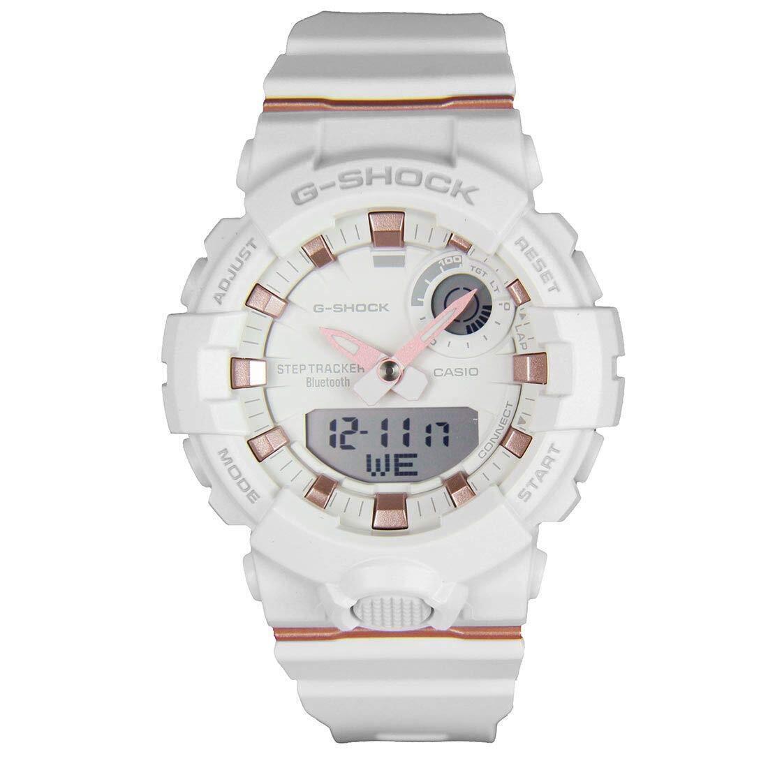 Ladies` Casio G-shock S-series G-squad Connected White Resin Watch GMAB800-7A