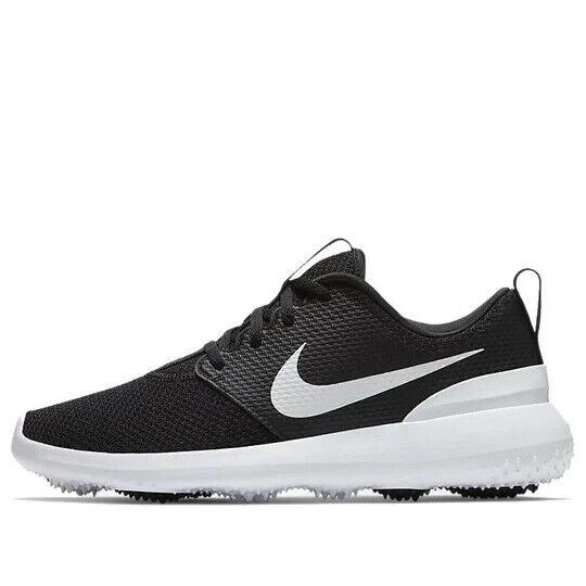 Nike Roshe G Black White Spikeless AA1851-002 Women`s Golf Shoes Size 9 - Black/White