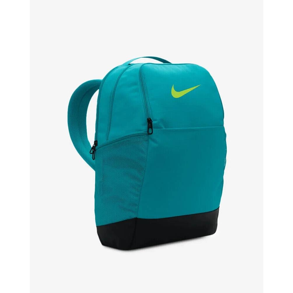 Nike Brasilia Medium Backpack 24L Teal School Sport Book Bag DH7709 345