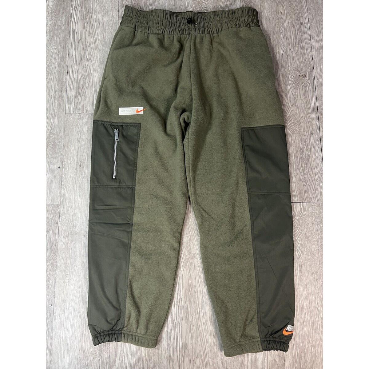 Nike Womens Sportswear City Utility Woven Jogger Pants Size Large Olive