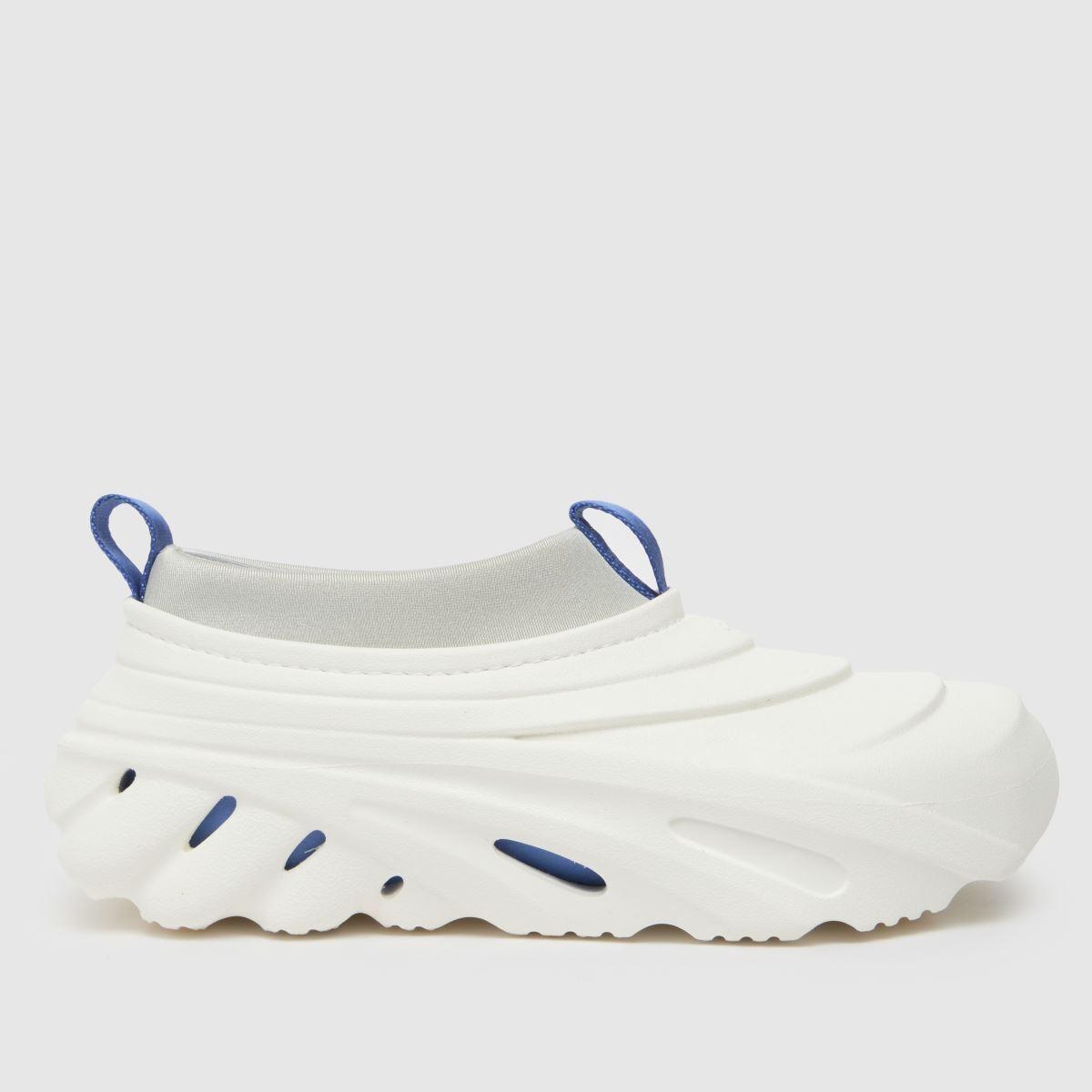 Crocs Echo Storm Men/women Crocs White/royal Blue Shoes Sneakers