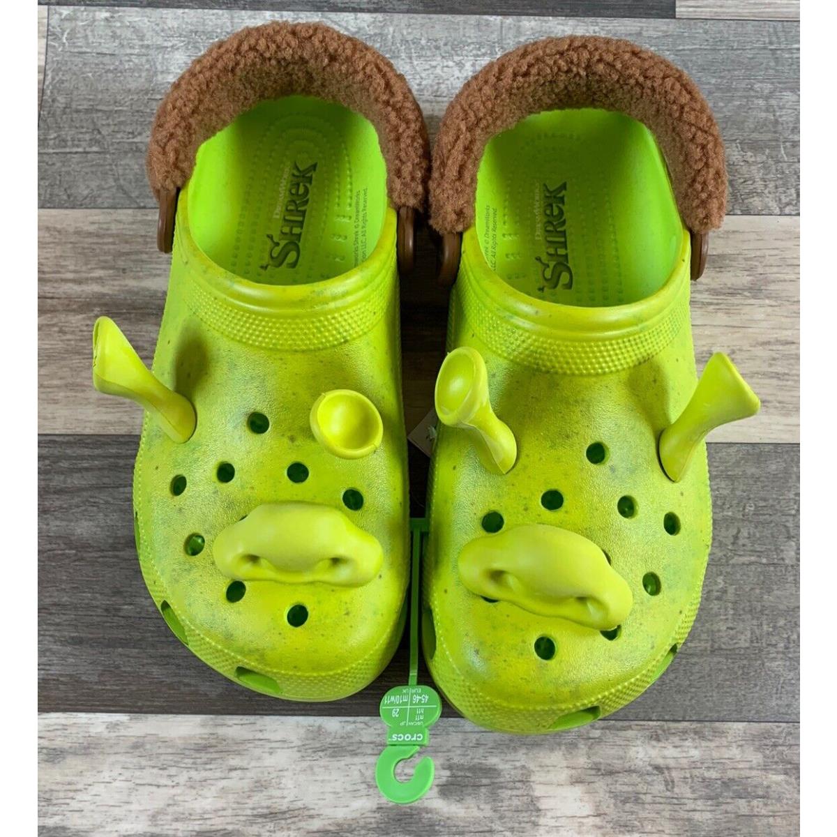 Dreamworks X Crocs Classic Clog Shrek Green Lime Men s Size 10 Women s 11