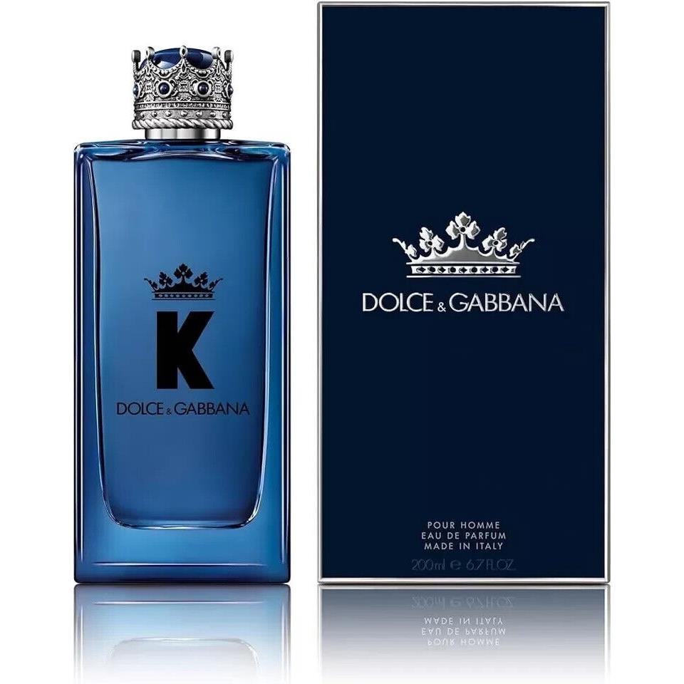 K King Dolce GABBANA-MEN-EDP-SPRAY-6.7 OZ-200 Ml-authentic-made IN Italy