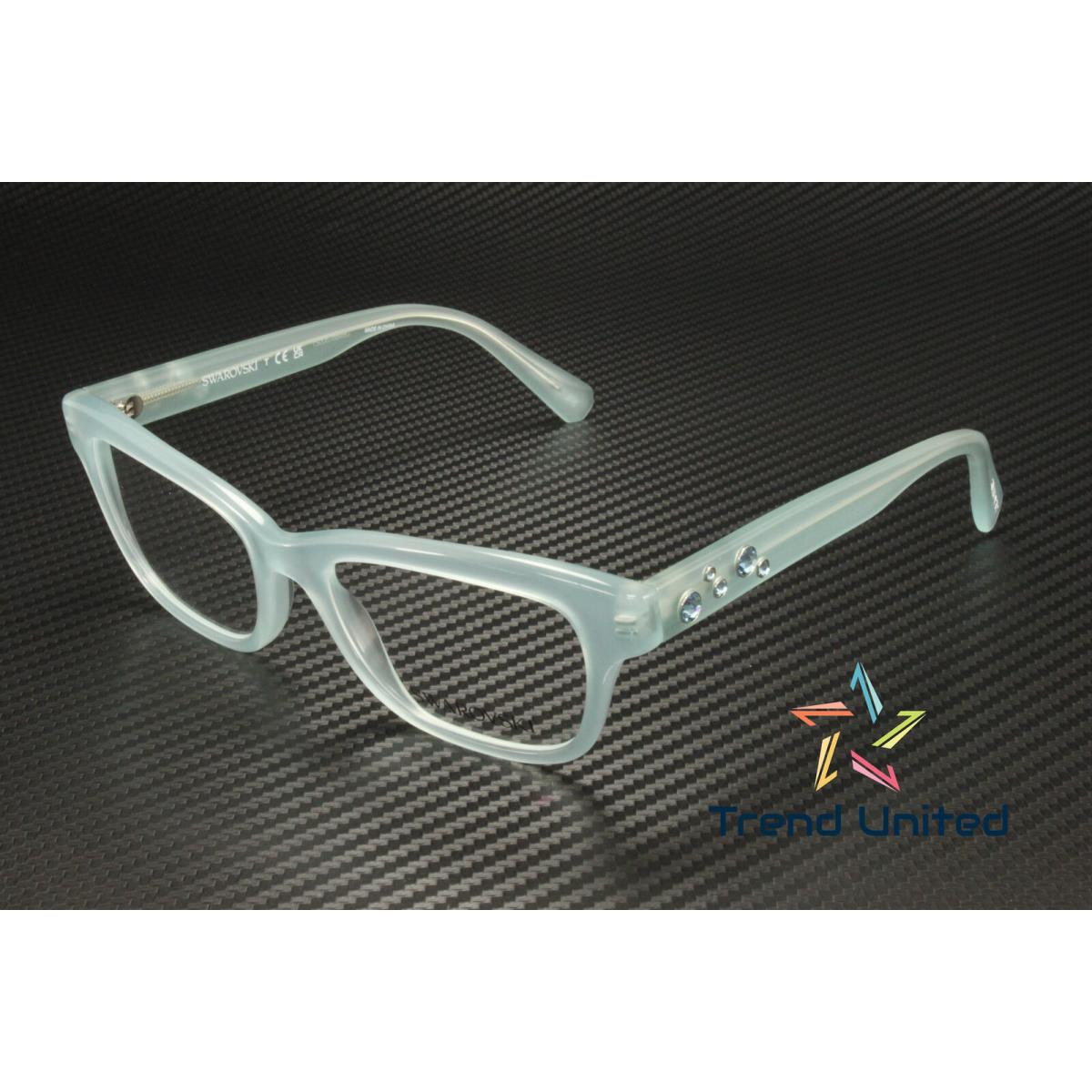 Swarovski SK2022 1024 Opal Light Blue Demo Lens 53 mm Women`s Eyeglasses