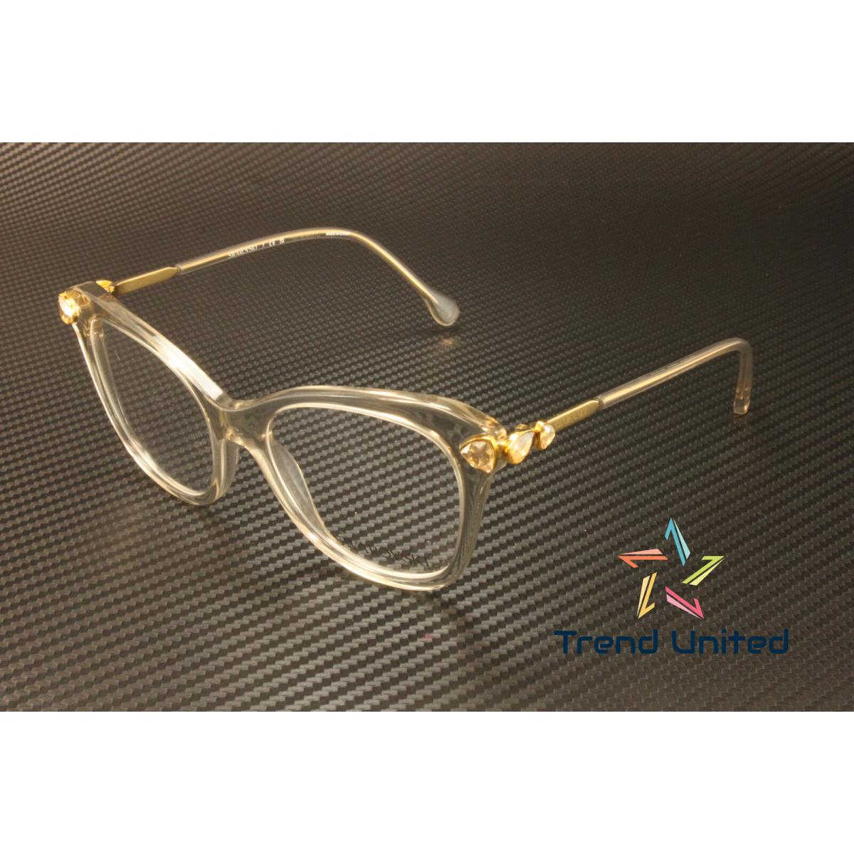 Swarovski SK2012 3003 Transparente Beige Demo Lens 51 mm Women`s Eyeglasses