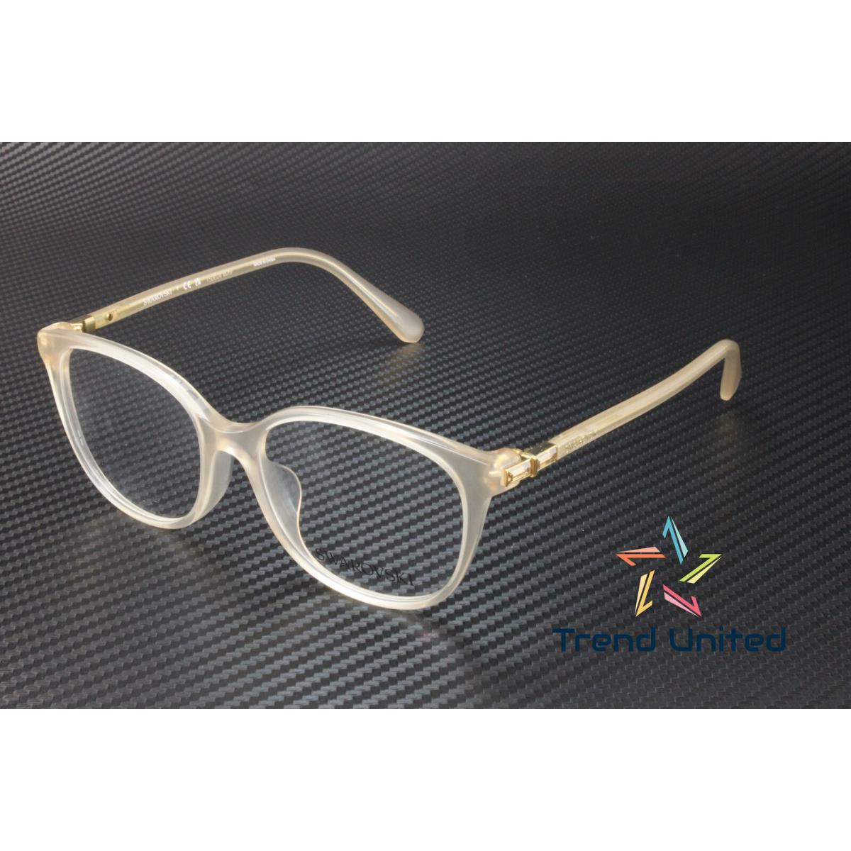 Swarovski SK2002F 1034 Opaline Light Brown Demo Lens 52 mm Women`s Eyeglasses