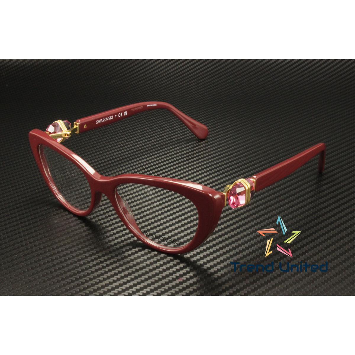 Swarovski SK2005 1008 Burgundy Demo Lens 53 mm Women`s Eyeglasses