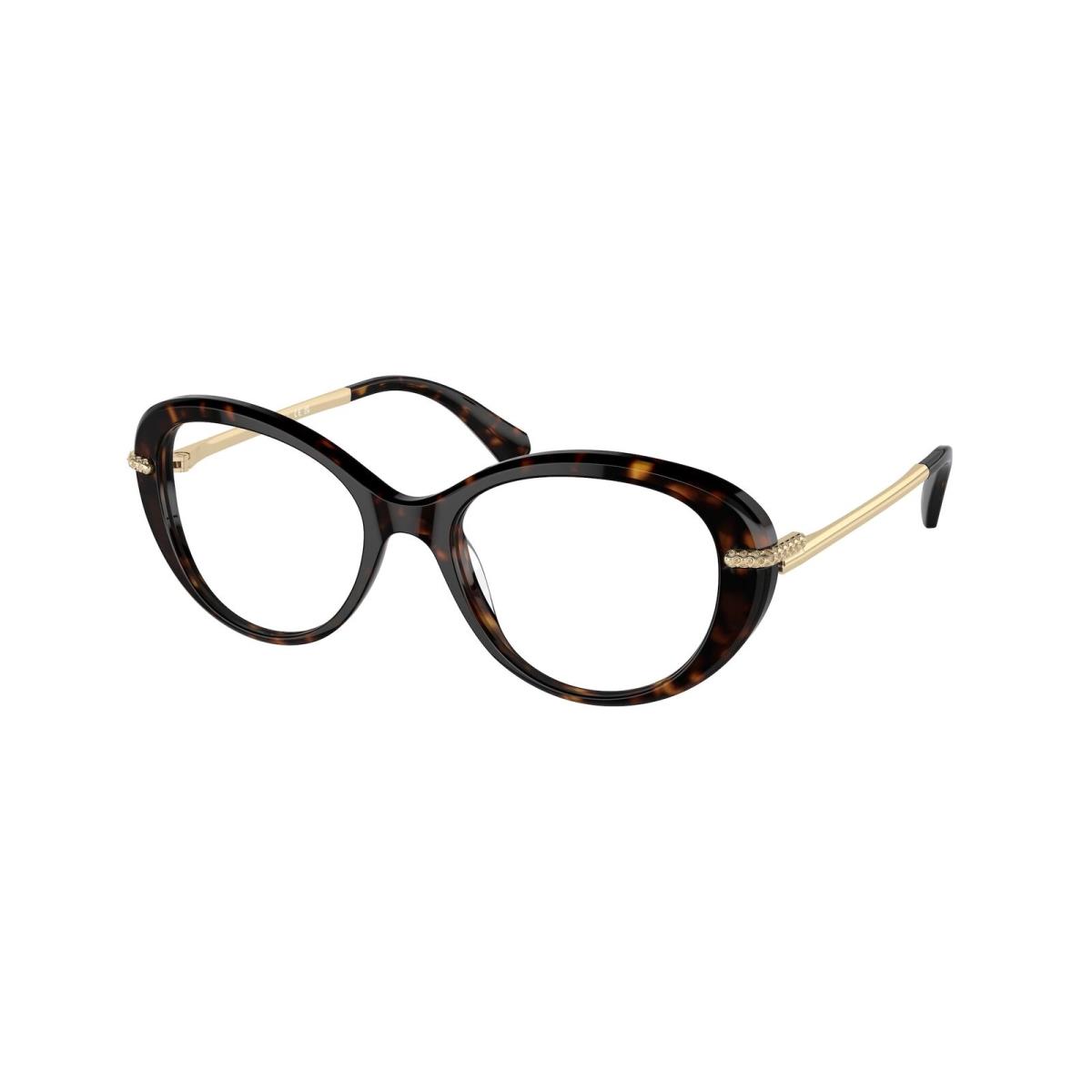 Swarovski SK2001 1002 Dark Havana Demo Lens 50 mm Women`s Eyeglasses