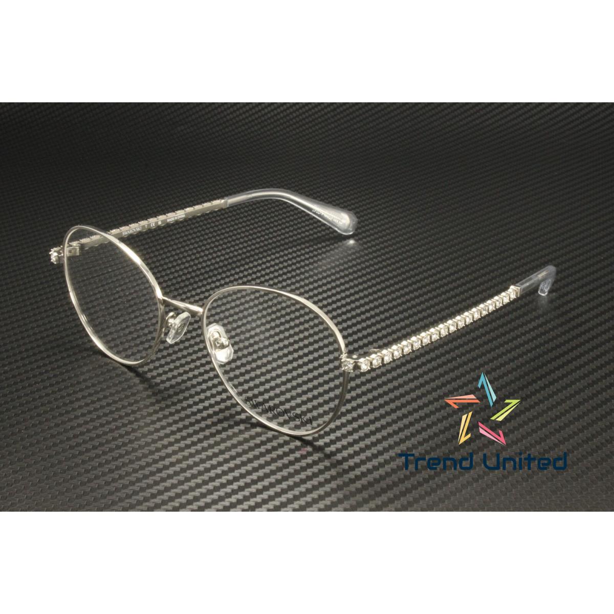 Swarovski SK1013 4001 Silver Demo Lens 52 mm Women`s Eyeglasses