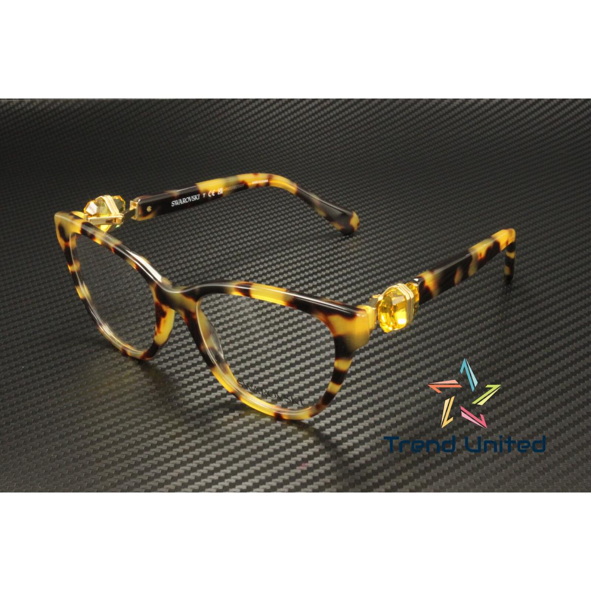 Swarovski SK2004 1009 Light Havana Demo Lens 54 mm Women`s Eyeglasses