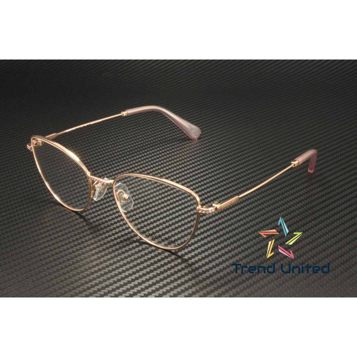 Swarovski SK1012 4014 Rose Gold Demo Lens 54 mm Women`s Eyeglasses