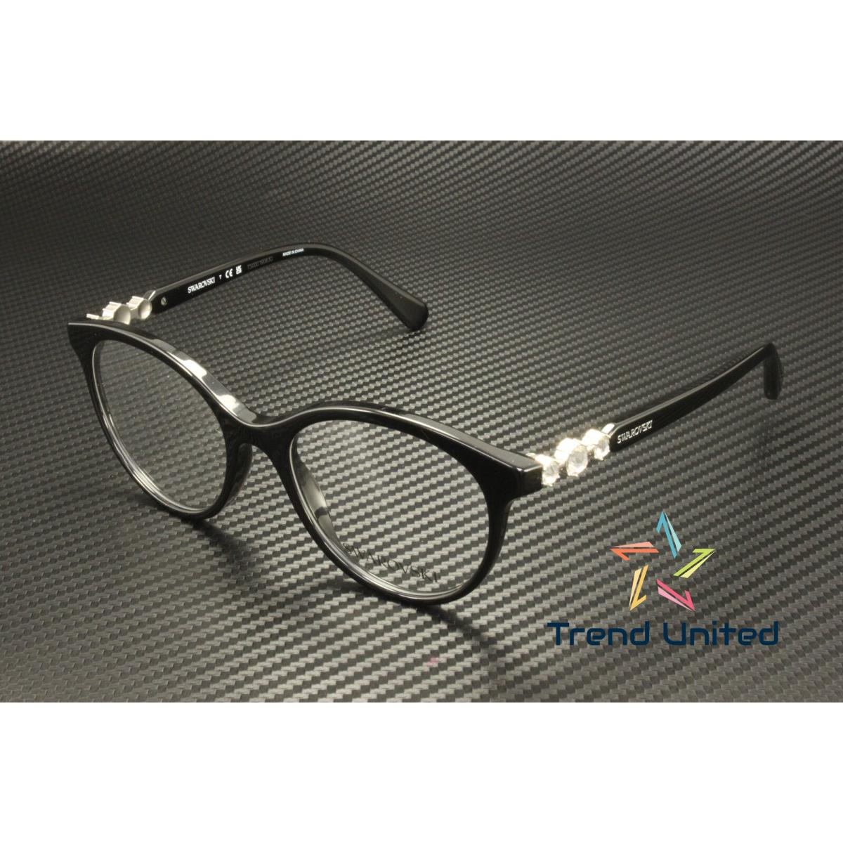 Swarovski SK2019 1001 Black Demo Lens 52 mm Women`s Eyeglasses