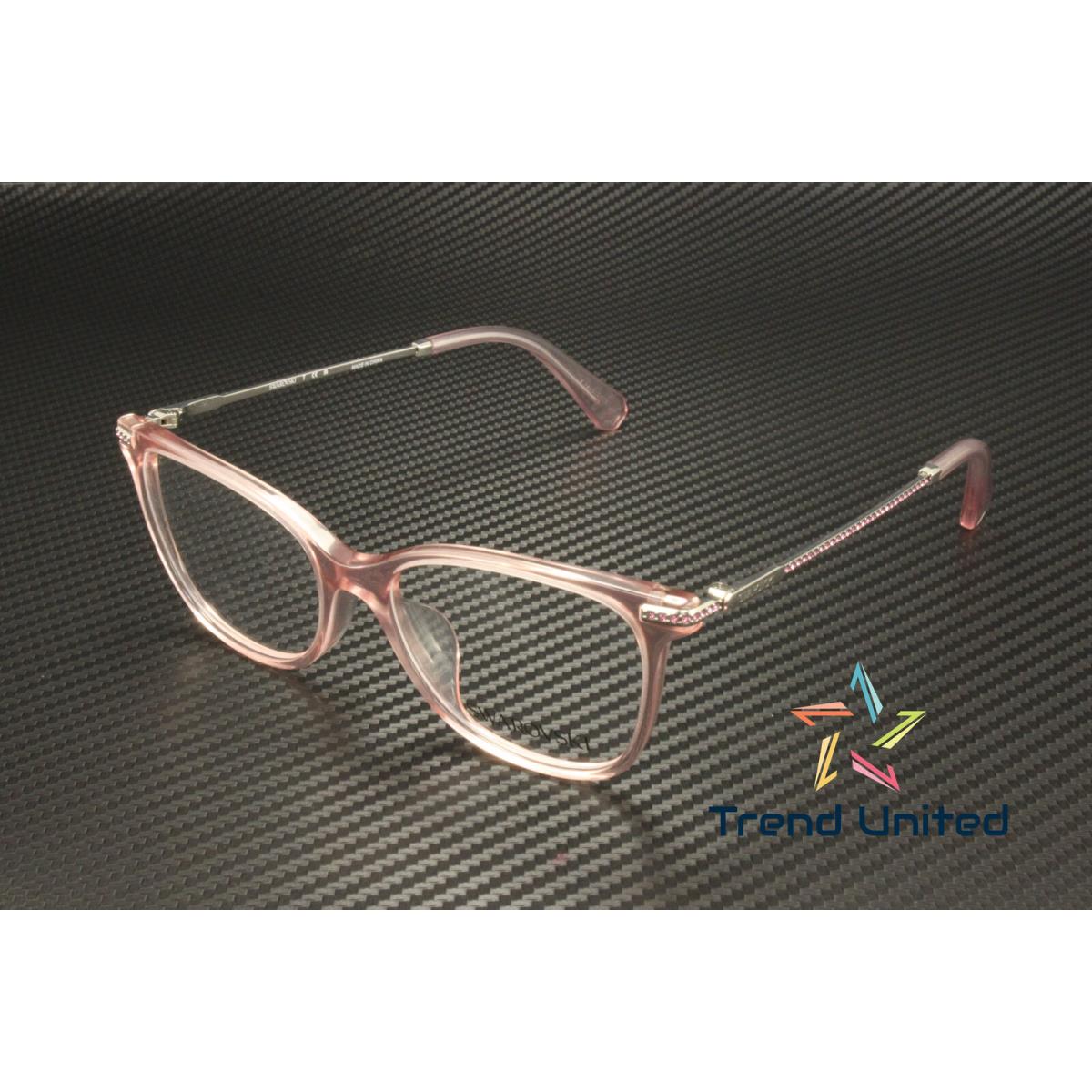 Swarovski SK2010F 3001 Transparent Rose Demo Lens 54 mm Women`s Eyeglasses