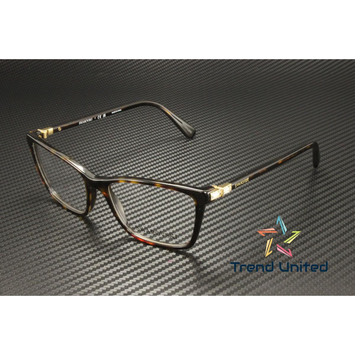 Swarovski SK2015 1002 Dark Havana Demo Lens 53 mm Women`s Eyeglasses