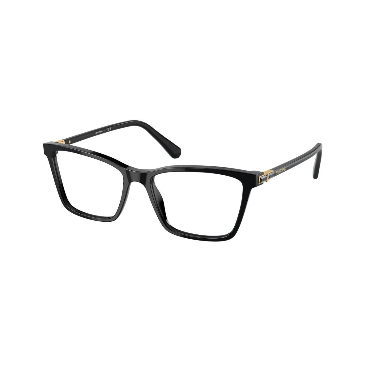 Swarovski SK2015 1001 Black Demo Lens 53 mm Women`s Eyeglasses