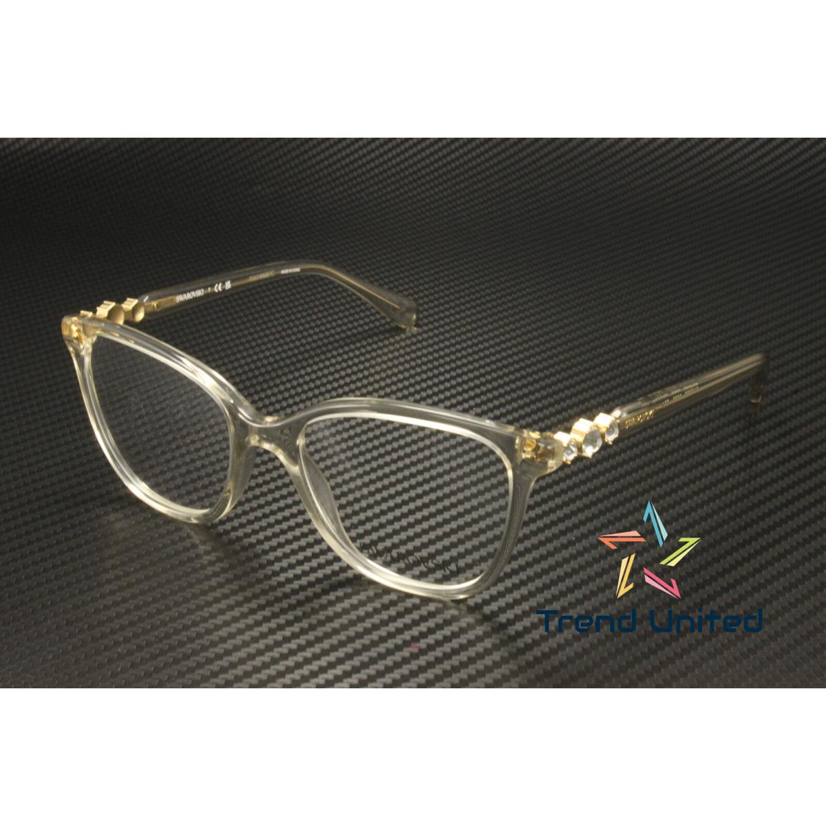 Swarovski SK2020 3003 Transparent Beige Demo Lens 52 mm Women`s Eyeglasses