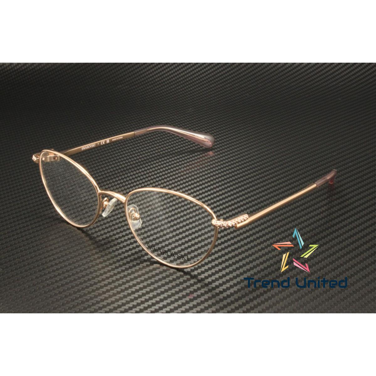 Swarovski SK1002 4014 Rose Gold Demo Lens 53 mm Women`s Eyeglasses