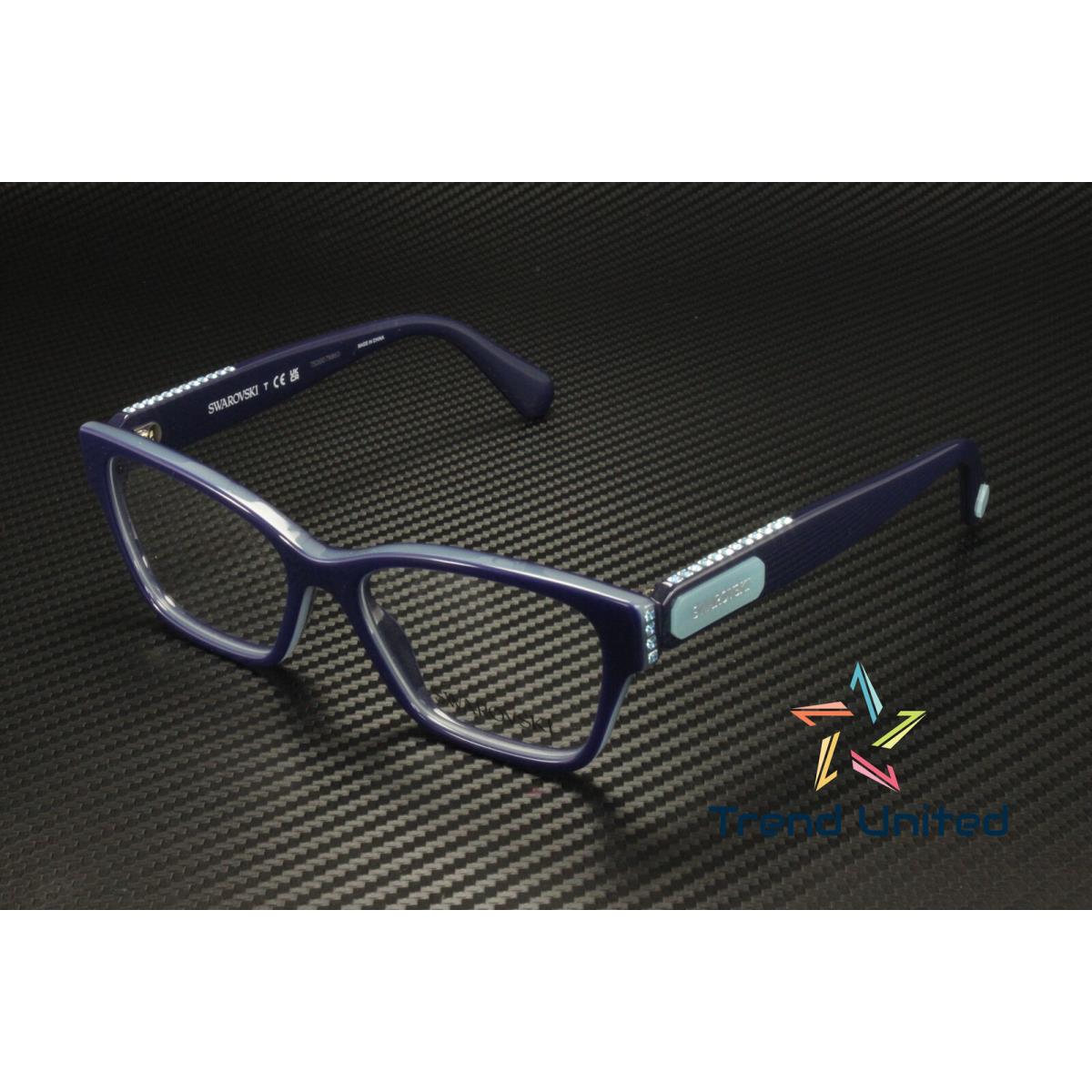 Swarovski SK2013 1018 Light Blue Blue Demo Lens 52 mm Women`s Eyeglasses